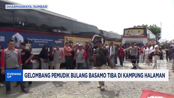 Video: Gelombang Pemudik Bulang Basamo Tiba di Kampung Halaman