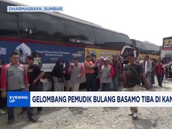 Video: Gelombang Pemudik Bulang Basamo Tiba di Kampung Halaman