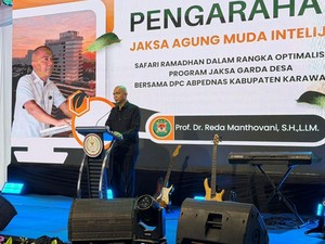 Jamintel Hadiri Konsolidasi Abpednas di Karawang, Perkuat Tata Kelola Desa