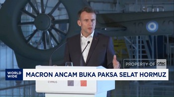 Video: Macron & Sekutu Ancam Buka Paksa Selat Hormuz