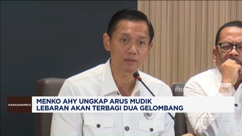 Video: Menko AHY Ungkap Arus Mudik Lebaran Akan Terbagi Dua Gelombang