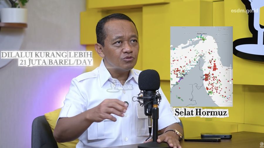 Menteri ESDM Bahlil Lahadalia dalam acara Podcast Kementerian ESDM. (Tangkapan layar youtube ESDM)