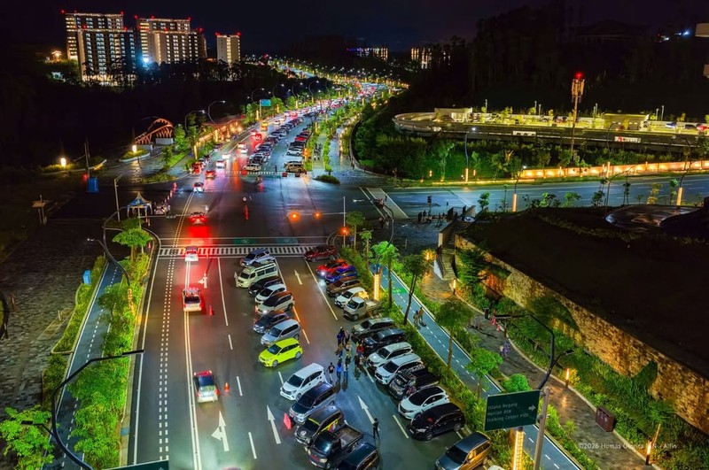 Pemerintah memastikan estetika tata kota di Ibu Kota Nusantara (IKN) dirancang secara matang sebagai bagian dari konsep kota pintar. (Instagram/ikn_id)