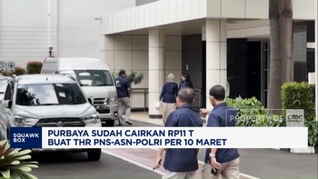 Video: Purbaya Sudah Cairkan Rp11 Triliun Untuk THR PNS-ASN-Polri