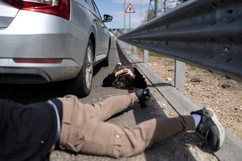 Israel melakukan upaya pencegatan saat rudal diluncurkan dari Iran di tengah konflik AS-Israel dengan Iran, seperti yang terlihat dari Tel Aviv, Israel, 11 Maret 2026. (REUTERS/Dylan Martinez)