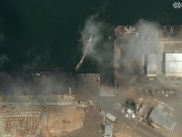 Penampakan Citra Satelit Pelabuhan Oman Usai Drone Serang Tangki BBM