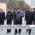 Gaya Kim Jong Un Tembak Pistol, Ajak Putri Mahkota ke Pabrik Senjata