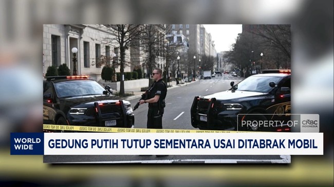 Video: Gedung Putih Tutup Sementara Usai Ditabrak Mobil Van