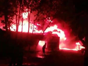 Gudang Busa di Jepara Ludes Terbakar gegara Gas Elpiji Bocor