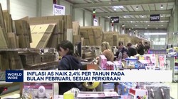Video: Sesuai Estimasi, Inflasi AS Naik 2,4% (YoY) di Februari 2026