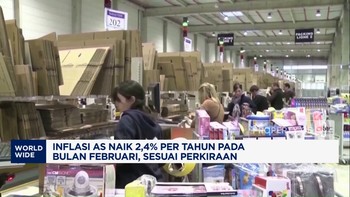 Video: Sesuai Estimasi, Inflasi AS Naik 2,4% (YoY) di Februari 2026