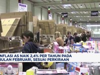 Video: Sesuai Estimasi, Inflasi AS Naik 2,4% (YoY) di Februari 2026