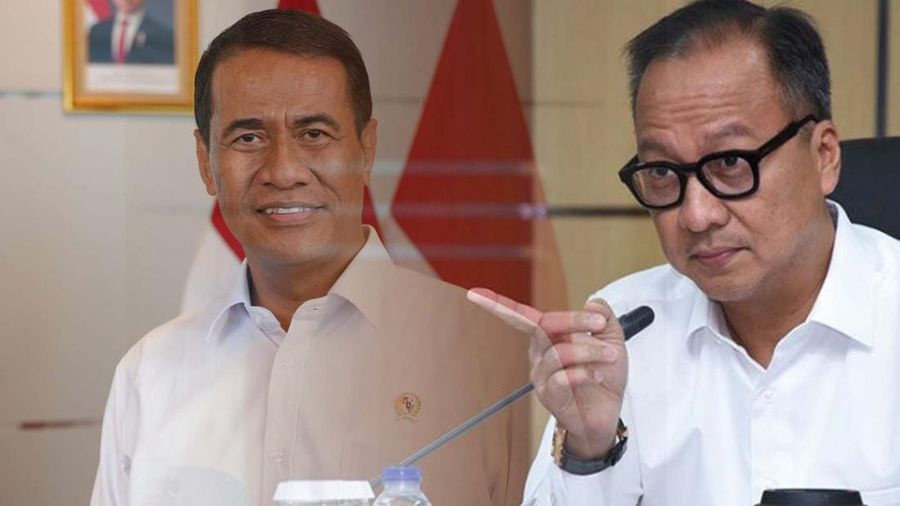 Menteri Pertanian Andi Amran Sulaiman dan Menteri Perindustrian (Menperin) Agus Gumiwang Kartasasmita. (Istimewa)