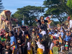 Serunya Pawai Ogoh-Ogoh Anak TK di Karangasem Sambut Nyepi 2026