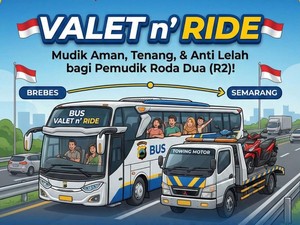Ada Program Valet and Ride dari Polisi untuk Pemudik Motor Menuju Semarang
