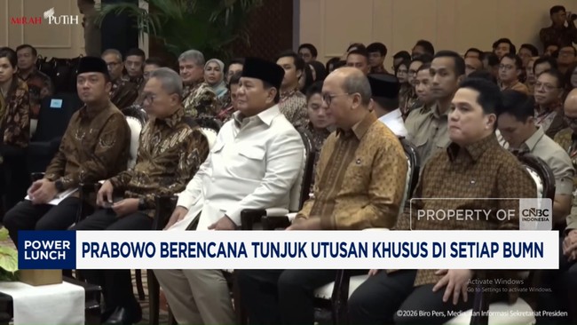 Video: Prabowo Berencana Tunjuk Utusan Khusus di Setiap BUMN