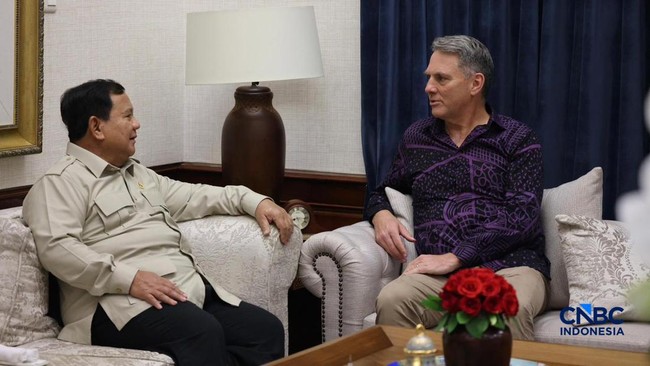 Prabowo Bertemu Wakil PM Australia di Kertanegara, Bahas Apa?