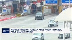 Video: Menhub Prediksi Puncak Arus Mudik 18 Maret, Arus Balik 25 Maret