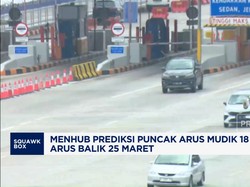 Video: Menhub Prediksi Puncak Arus Mudik 18 Maret, Arus Balik 25 Maret
