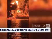 Video: Detik-detik Kapal Tanker Minyak Diserang Dekat Irak