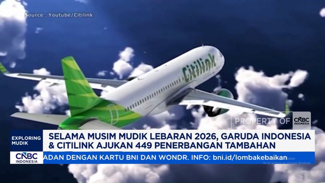 Video: Lebaran, Garuda dan Citilink Ajukan 449 Penerbangan Tambahan