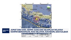 Video: Gempa Bersamaan Guncang Nias Selatan, Sukabumi, dan Kalbar