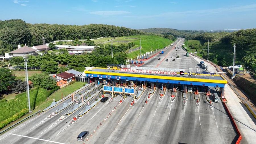 Gerbang Tol Kalikangkung Semarang. (Dok. PT Jasamarga Semarang Batang)