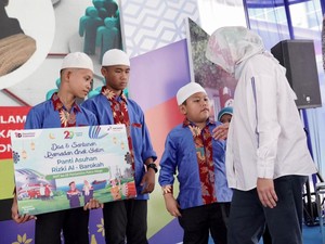 Pertamina Patra Niaga Sumbagsel Santuni 200 Anak Yatim di HUT ke-29