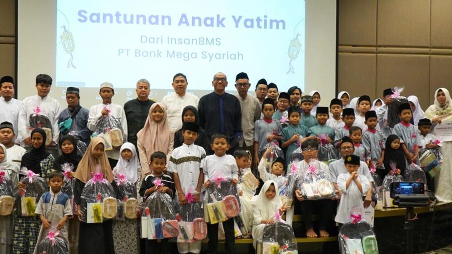 Suasana kegiatan &ldquo;Mega Syariah Berbagi&rdquo; di Menara Mega Syariah, Jakarta, Senin (9/3/2026). (Dok. Bank Mega Syariah)