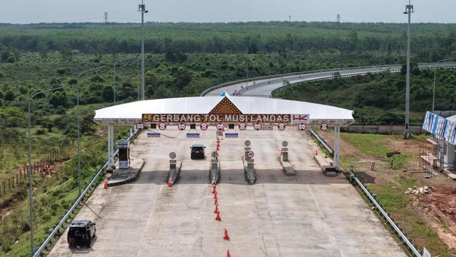 Tol Ini Sah Dibuka Gratis, Mudik Palembang-Banyuasin Terasa Sejengkal