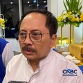 Direktur and Chief Regulatory Officer XLSMART, Merza Fachys, ditemui di Jakarta, Jumat malam (13/3/2026). (CNCB Indonesia/Novina)
