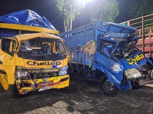 2 Truk Adu Banteng di Bondowoso, Suami-Istri Tewas Anak Luka Parah