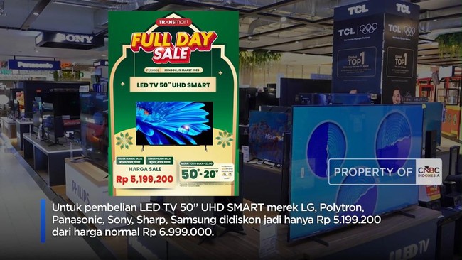 Video: Kejar Diskon Besar TV LED di Transmart