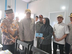 Menko Polkam Resmikan Hunian Tetap Korban Bencana di Aceh Utara