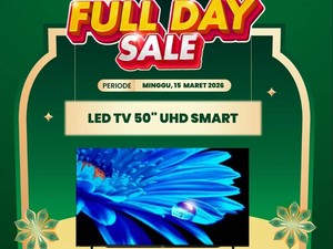 LED TV 50 Inch UHD Smart Diskon Rp 1,7 Juta di Transmart Full Day Sale