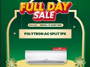 Transmart Full Day Sale, AC Split 1 PK Diskon Rp 1,9 Juta!