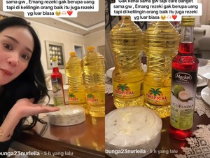 Bukan dari Artis, Bunga Zainal Justru Terharu Dapat Hampers dari Tukang Sayur
