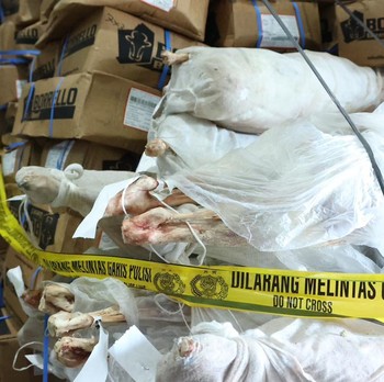 Bareskrim Bongkar Peredaran 12,9 Ton Daging Domba Kedaluwarsa