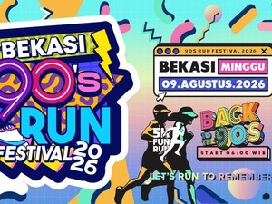 Nuansa Retro Bekasi 90s Run Siap Bikin Aktivitas Fun Run Kamu Makin Seru!