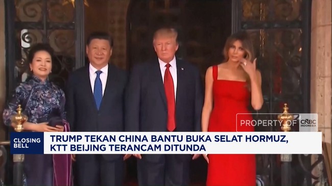 Video: Trump Tekan China Bantu Buka Selat Hormuz, KTT Beijing Ditunda?