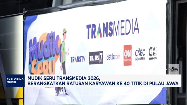 Video: Mudik Seru Transmedia 2026, Berangkatkan Ratusan Karyawan