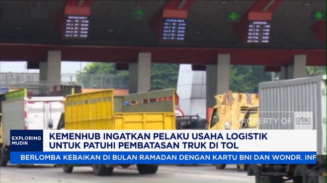 Video:Ingat! Pelaku Usaha Logistik Wajib Patuhi Pembatasan Truk di Tol