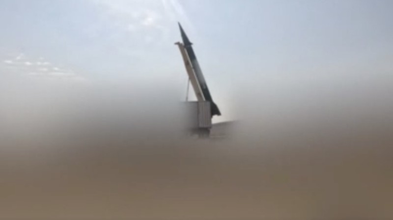 Iran menggunakan rudal Sejjil untuk pertama kalinya. (REUTERS)