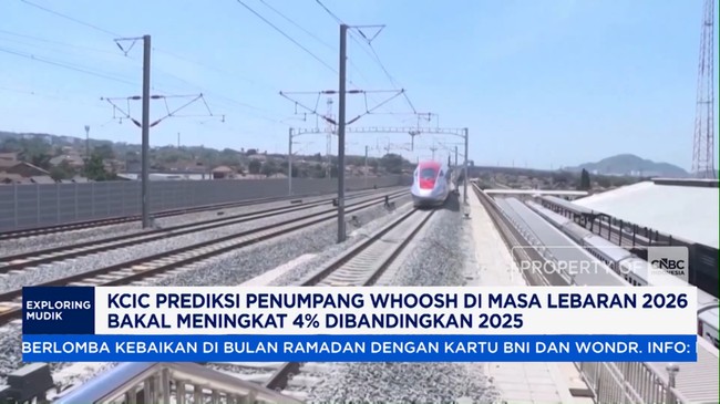Video: KCIC Prediksi Penumpang Whoosh di Masa Lebaran 2026 Naik 4%