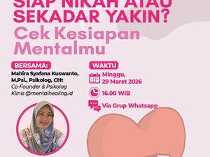 Sebelum Melangkah ke Pelaminan, Ini Hal yang Perlu Dicek Menurut Psikolog