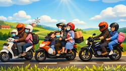 Antara Rindu dan Risiko: Ketika Mudik Naik Motor Tetap Jadi Pilihan