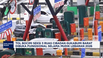 Video: Mudik Lebaran, Tol Bocimi Seksi 3 Dibuka Fungsional