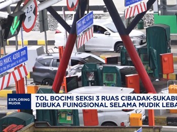 Video: Mudik Lebaran, Tol Bocimi Seksi 3 Dibuka Fungsional