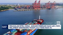 Video: Penjualan Ritel China Januari-Februari Naik 2,8% (YoY)
