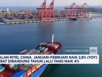 Video: Penjualan Ritel China Januari-Februari Naik 2,8% (YoY)